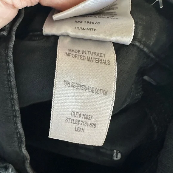 Citizens Of Humanity Leah Boyfriend Style Jeans Dark Denim - Picture 5 of 5